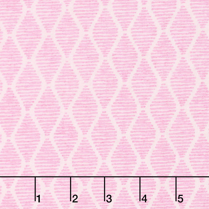 Fruitful Pleasures - Diamonds Pink Yardage