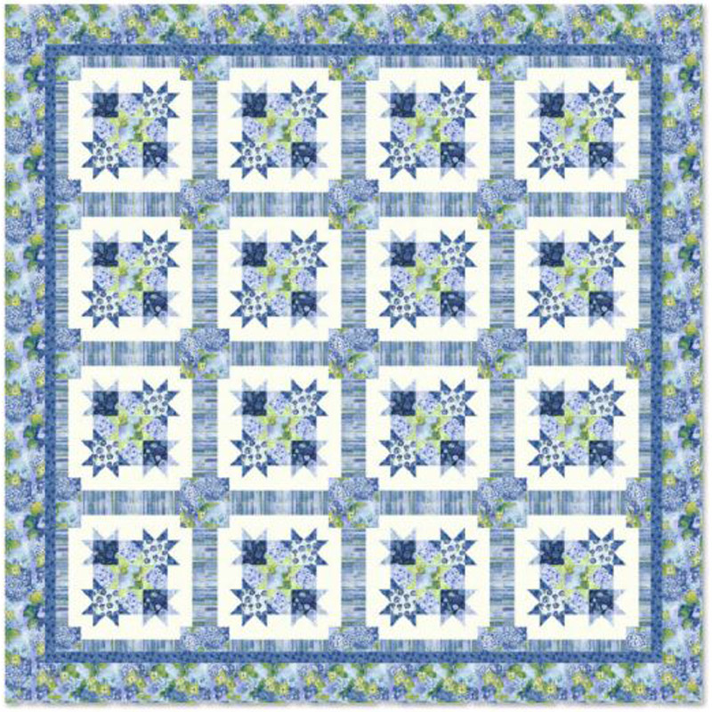Bloomin Stars Bed Quilt Kit