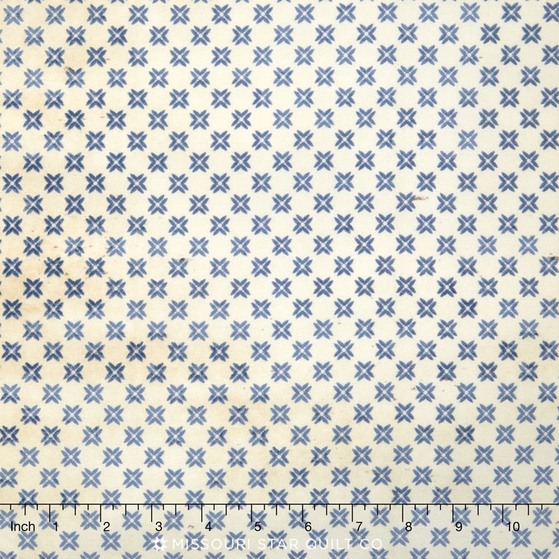 Eclectic Elements - Correspondence Tailored Blue Yardage