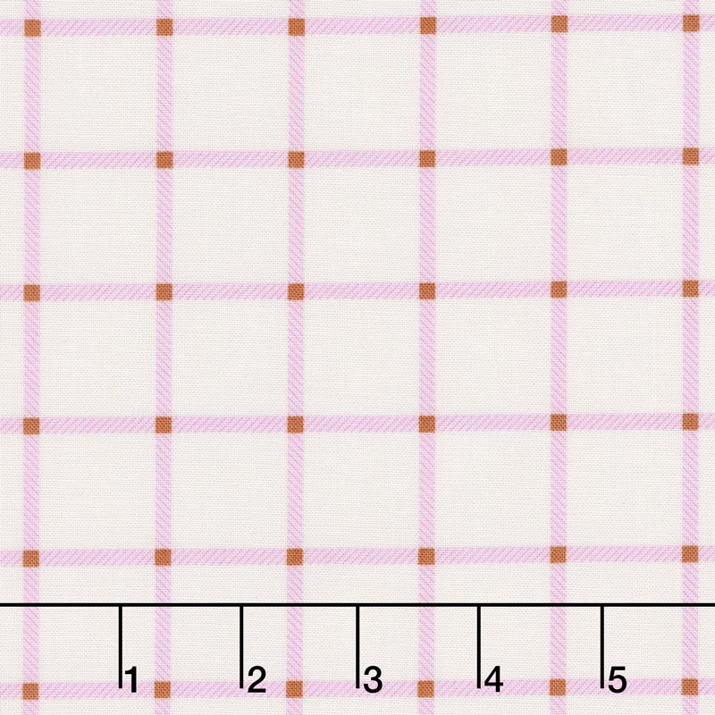 Wild Bouquet - Plaid Cream Yardage