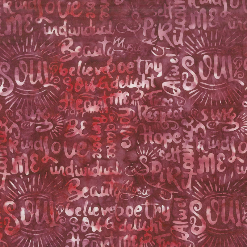 Soul Song Batiks - Speak Punch Yardage