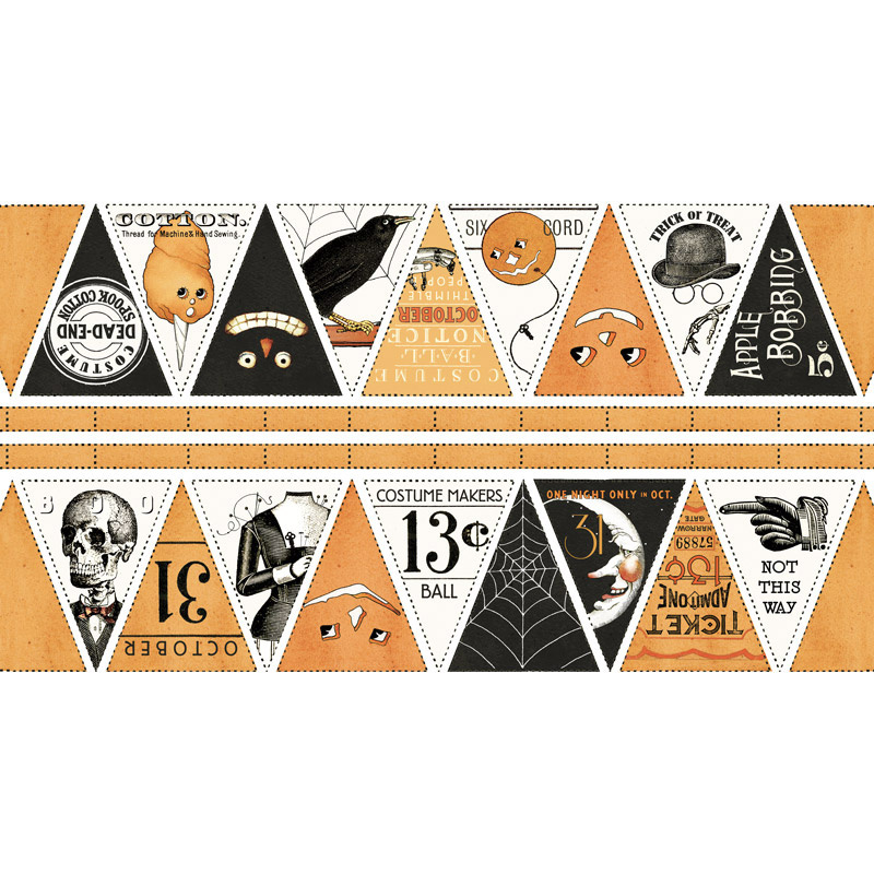 Costume Maker's Ball - Costume Bunting Orange Panel