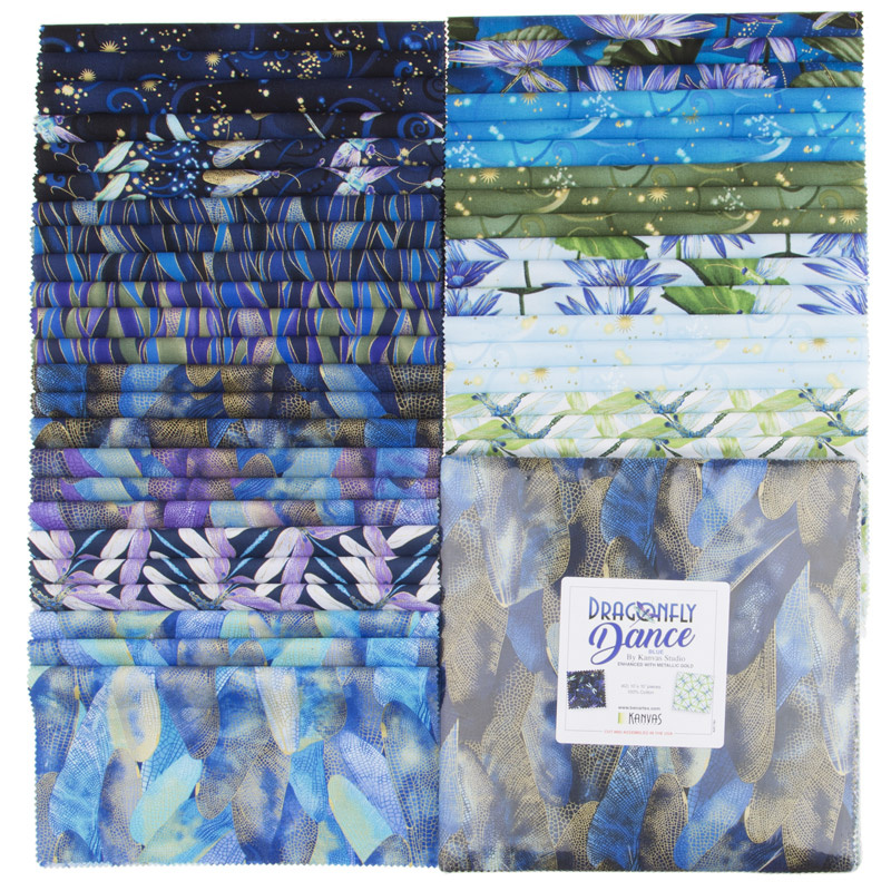 Dragonfly Dance Blue Metallic 10