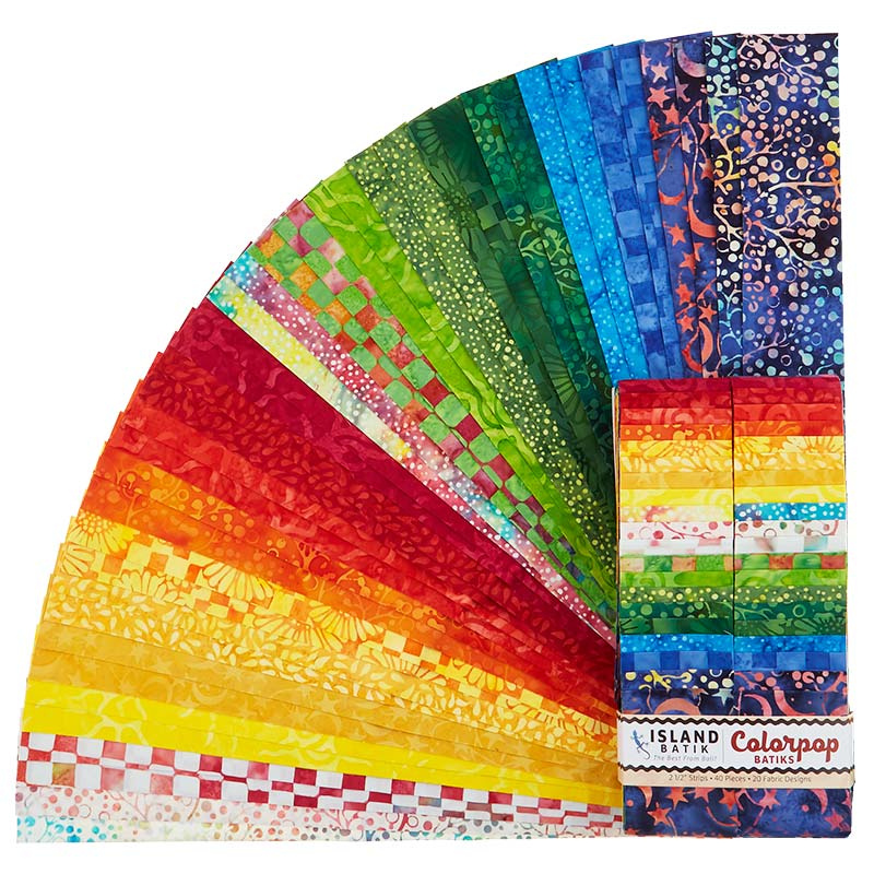 Colorpop Batiks Strips