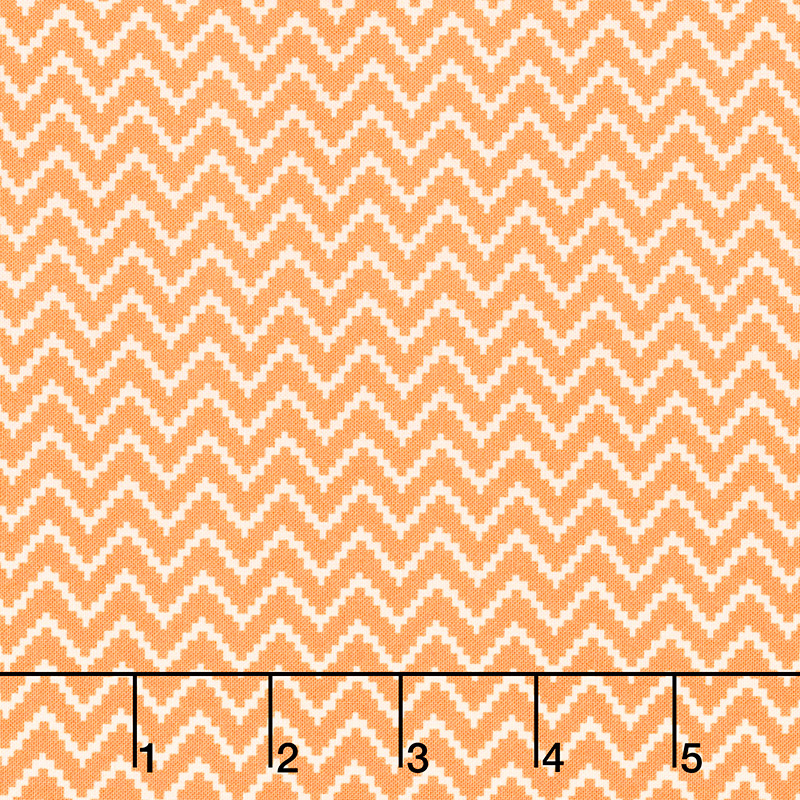 All Hallow's Eve - Zigzag Pumpkin Yardage