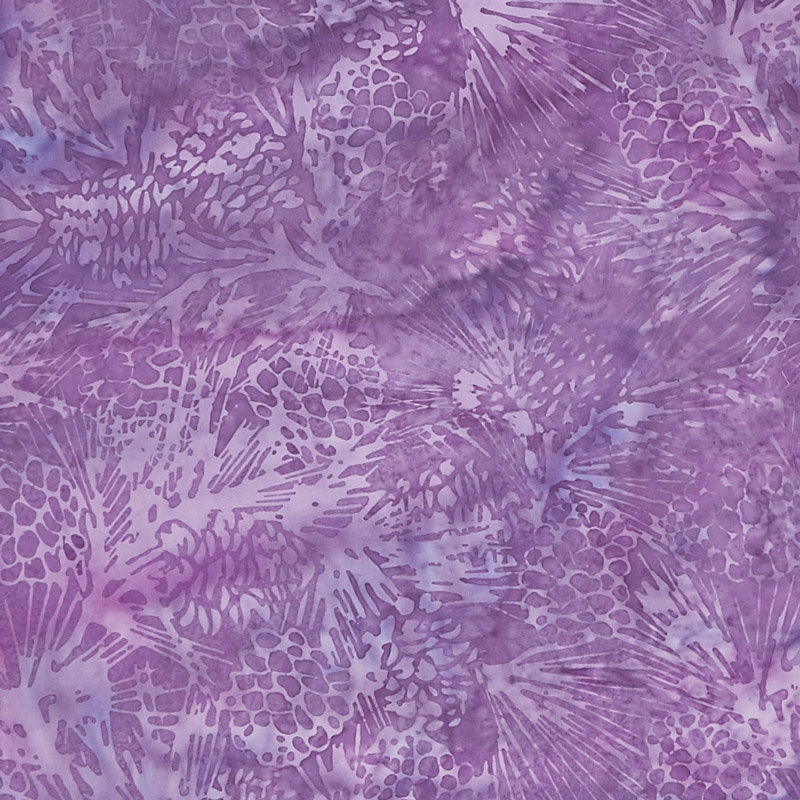 Winterscape Batiks - Pinecone Grape Juice Yardage