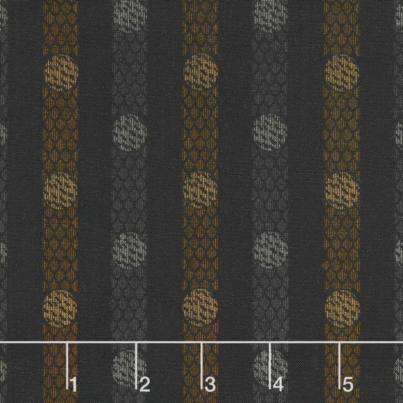 Itty Bitty - Textured Dots Black Yardage