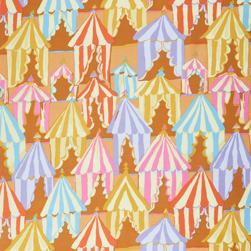Kaffe Fassett Collective Spring 2018 - Bright Glamping Yellow Yardage