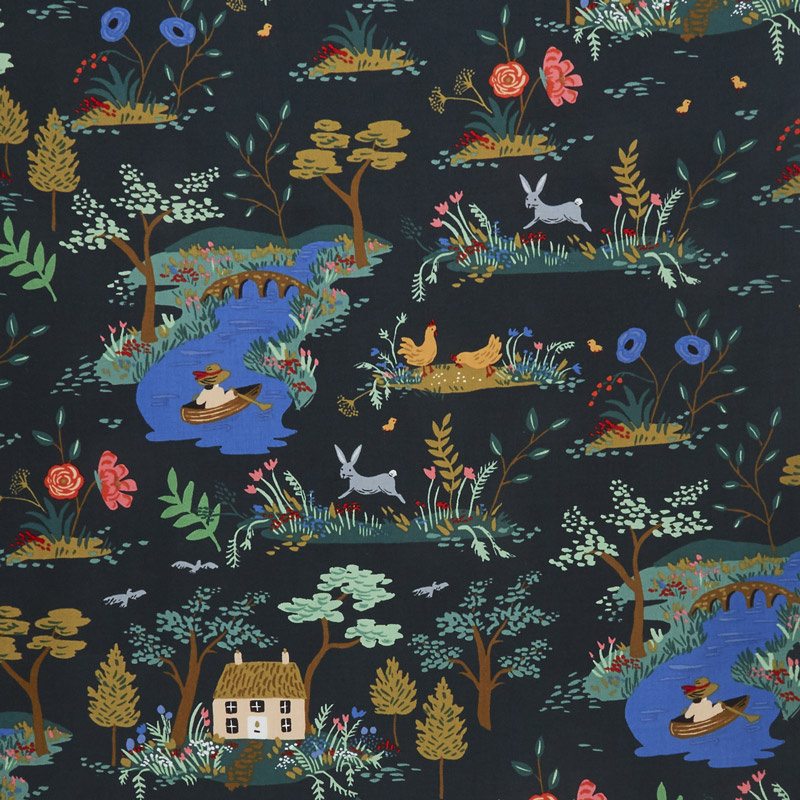 English Garden - Garden Toile Dark Yardage