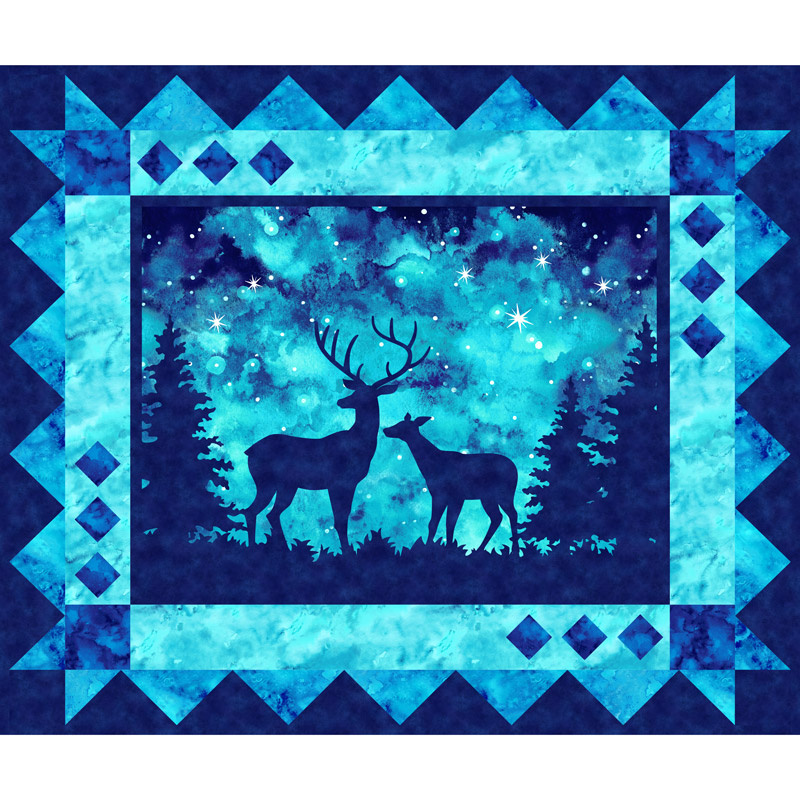 Artisan Spirit - Imagine Novelty Deer Azurite Digitally Printed Panel