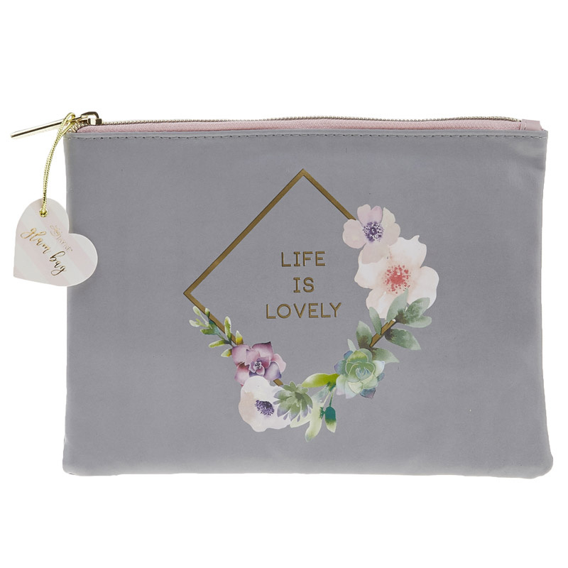 Lovely Garden Diamond Wreath Glam Bag
