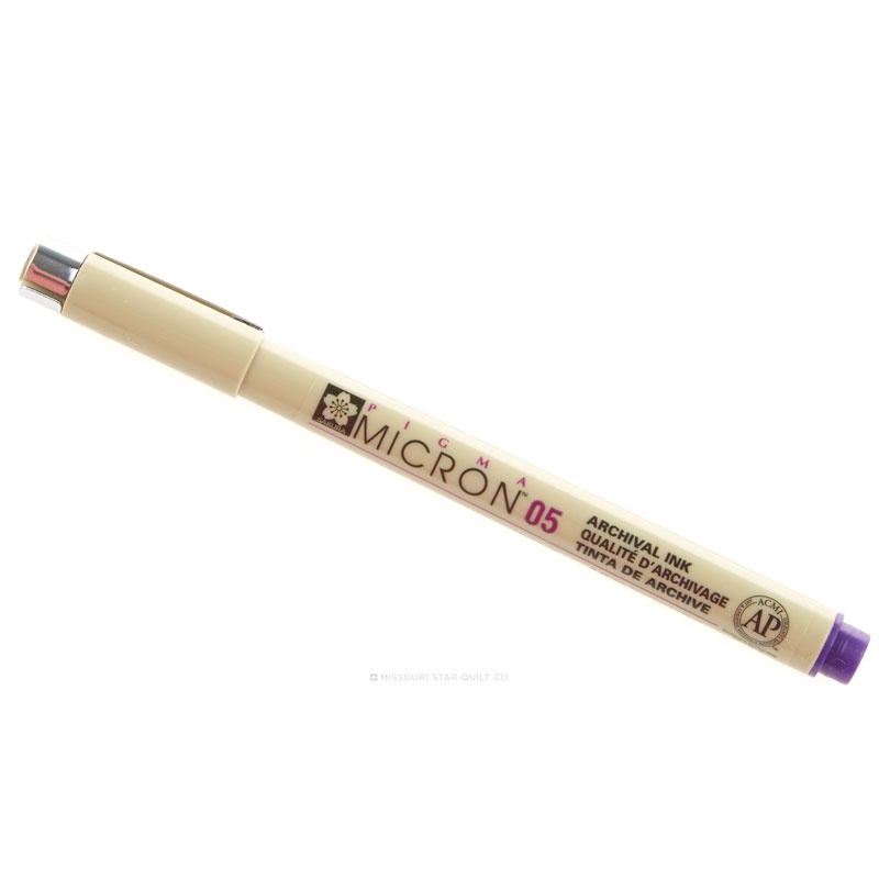 Pigma Micron 05 Pen .45mm Purple