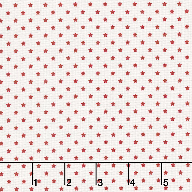 Celebrate America! - Mini Stars Cream Yardage