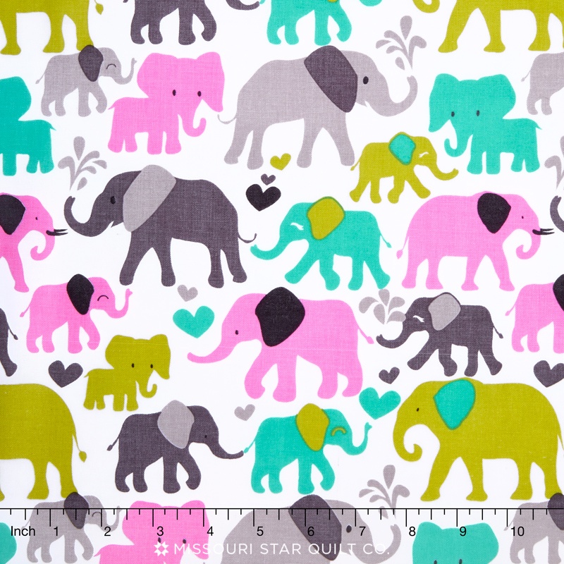 I Spy - Elephant Walk Orchid Yardage