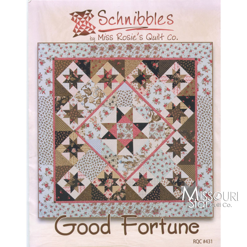 Good Fortune Mini Quilt Pattern By Carrie Nelson for Miss Rosie's Quilt Co. - SchnibblesSKU# MR 431 -M
