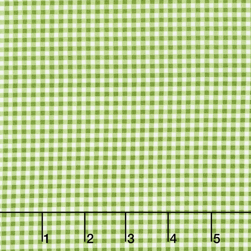Beautiful Basics - Classic Check Green Grass Yardage
