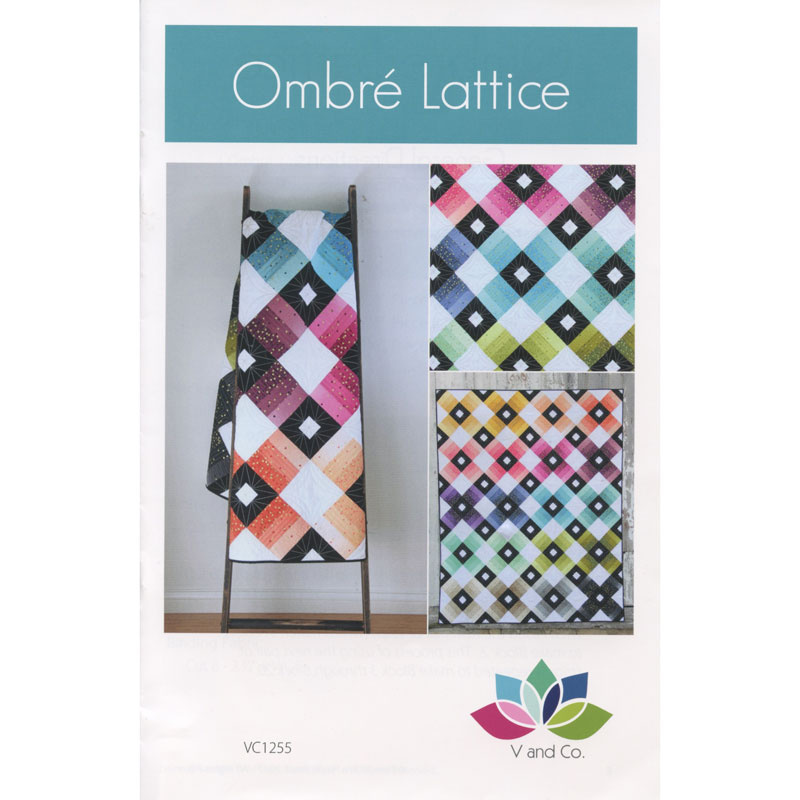 Ombre Lattice Quilt Pattern V Co Moda Fabrics