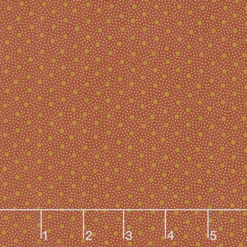 Spice It Up - Dotty Redder Rust Yardage