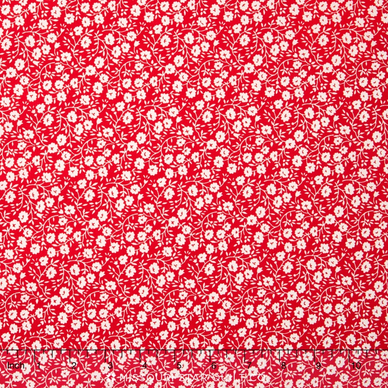 Hello Darling - Dainty Red Yardage