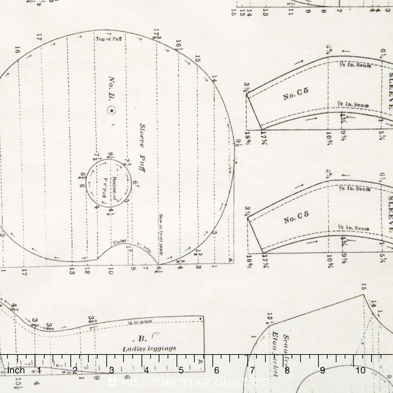 Draw Near Patterns Cream Yardage J Wecker Frisch Quilting