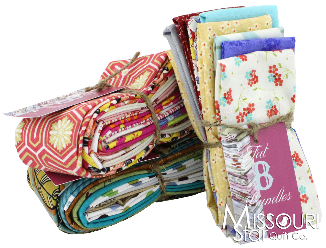 Mystery Fat Eight Bundle (8 pieces) from MSQC's Fabric Stash