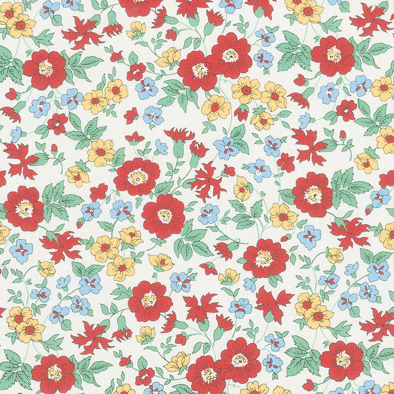 Aunt Grace's Apron - Wild Flowers Multi Yardage