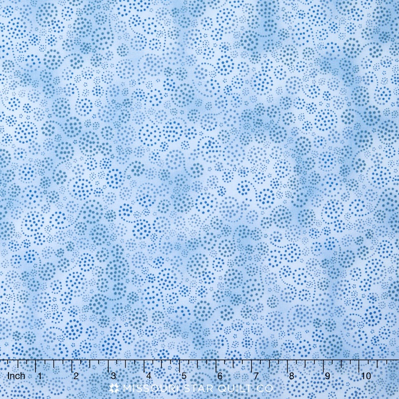 Wilmington Essentials - Sapphire Sky Sparkles Light Denim Yardage