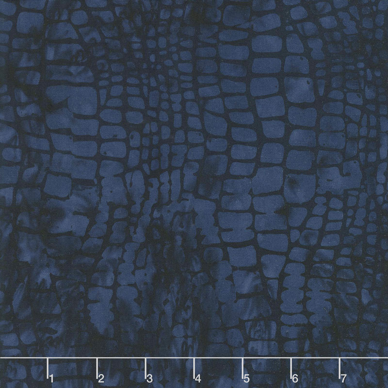 Blueberry Patch Batiks - Reptile Storm Yardage