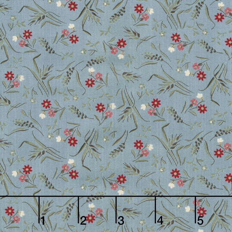 Sweet Blend Prints - Flower Field Rain Yardage