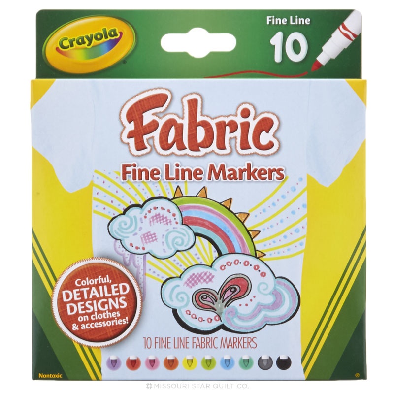 Crayola Fabric Markers Riley Blake — Missouri Star Quilt Co.