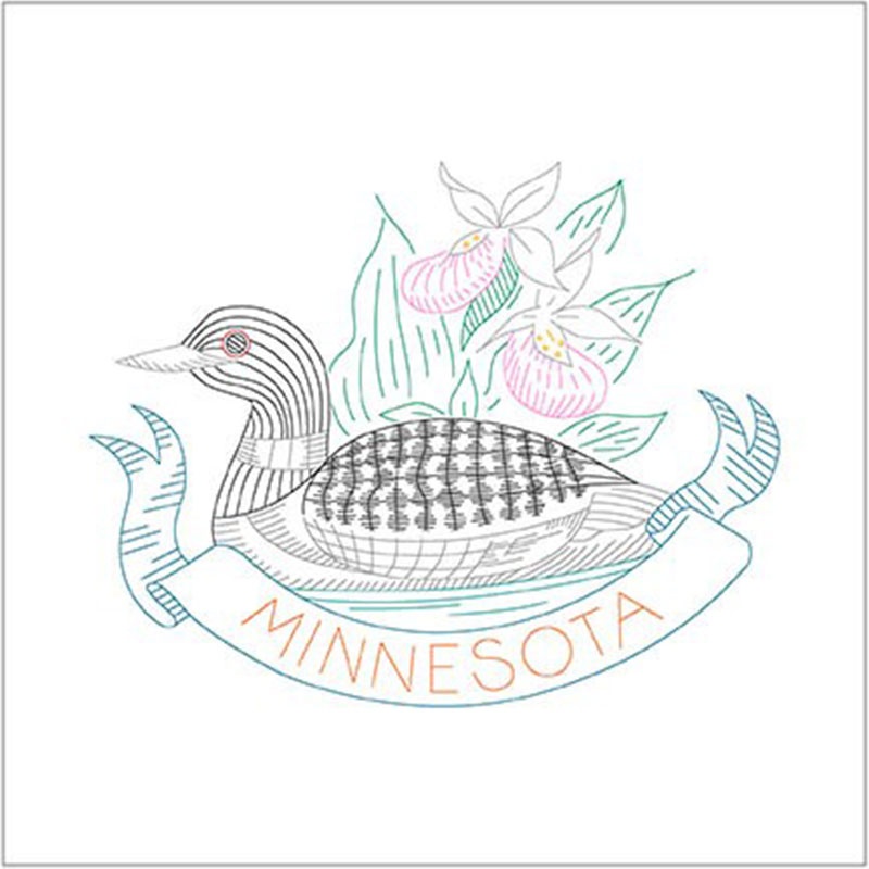 Birds of Liberty - Minnesota Digitally Printed Panel