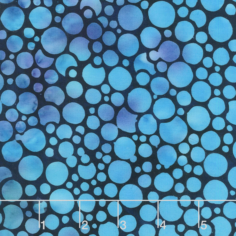 Crystal Sea Batiks - Mini Bubbles Surf Yardage