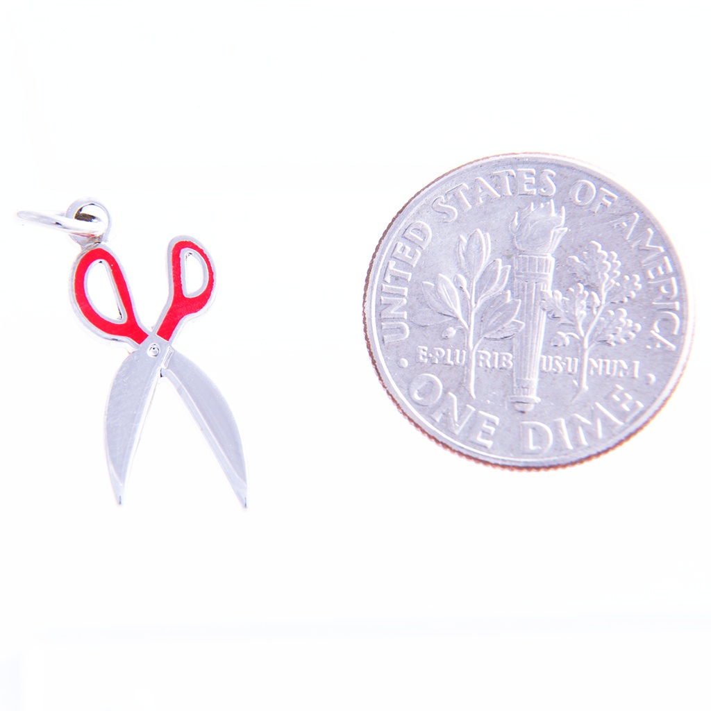 Scissors Charm by Pin Peddlers Pin Peddlers