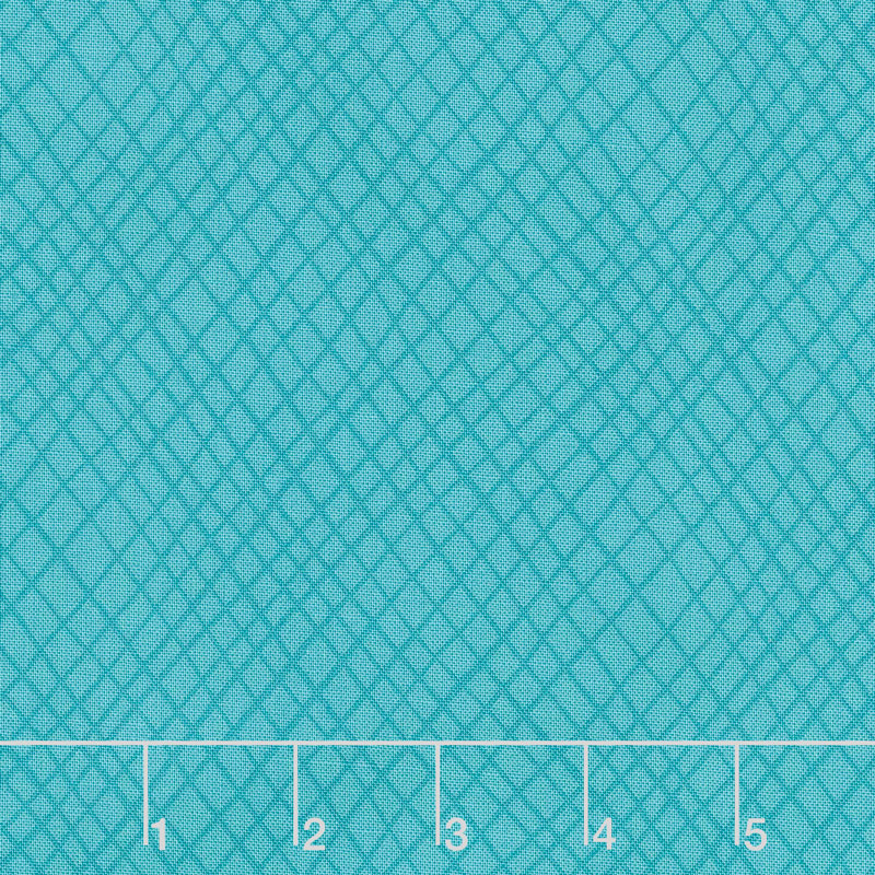 Wildflower Boutique - Plaid Teal Yardage
