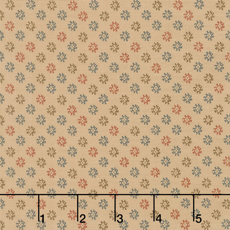 Shelbyville - Flower Tan Yardage