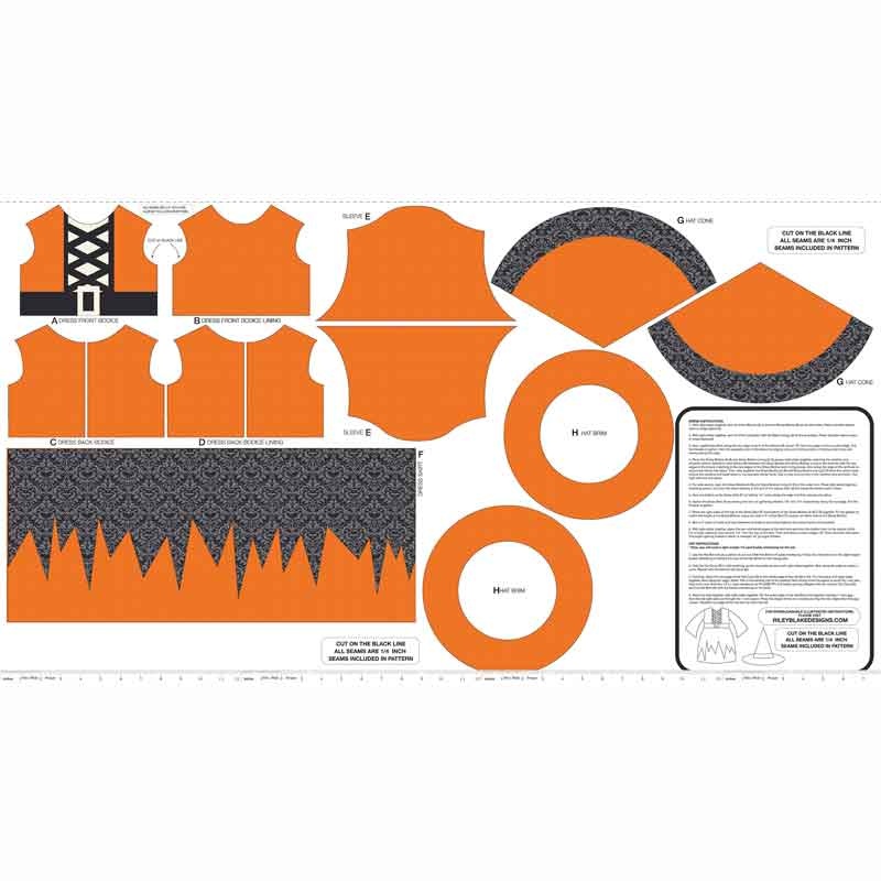 Eek Boo Shriek - Shriek Color Orange Panel