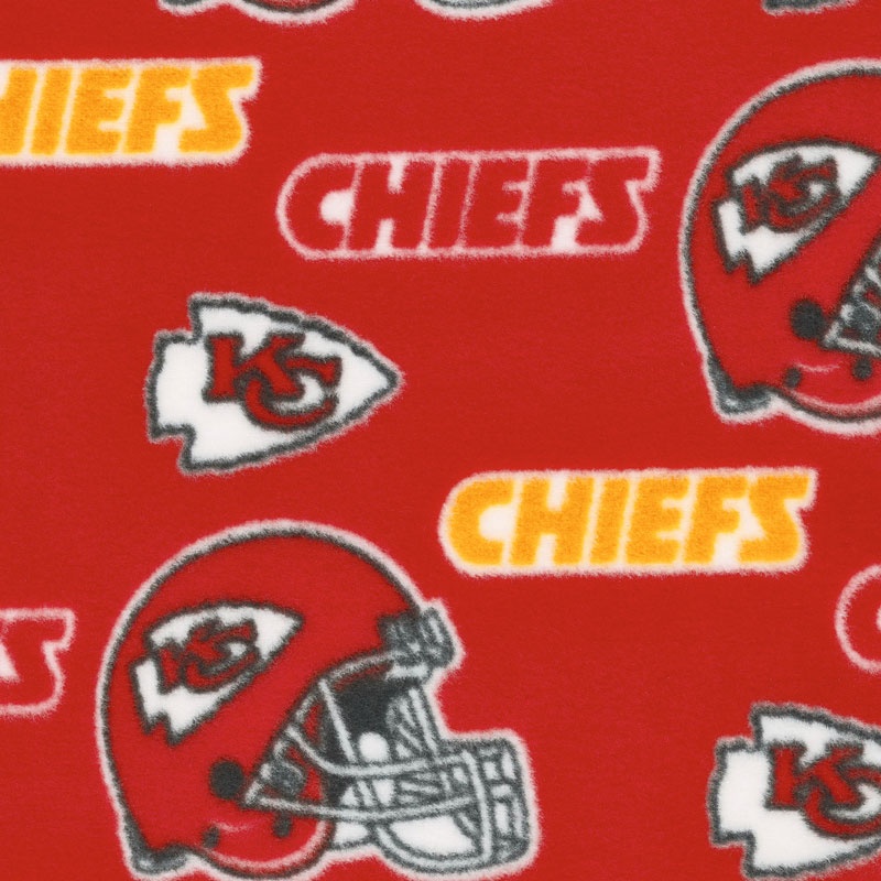 NFL Fleece - Kansas City Chiefs Red Yardage