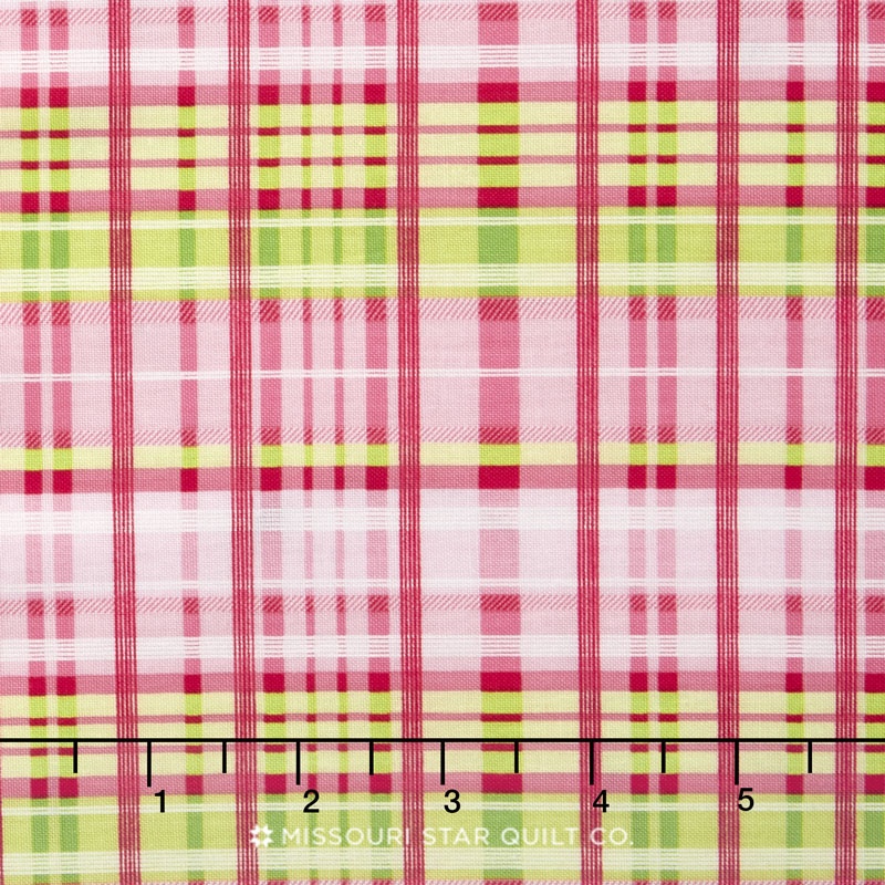 Primavera - Primavera Pretty Plaid Pink Yardage