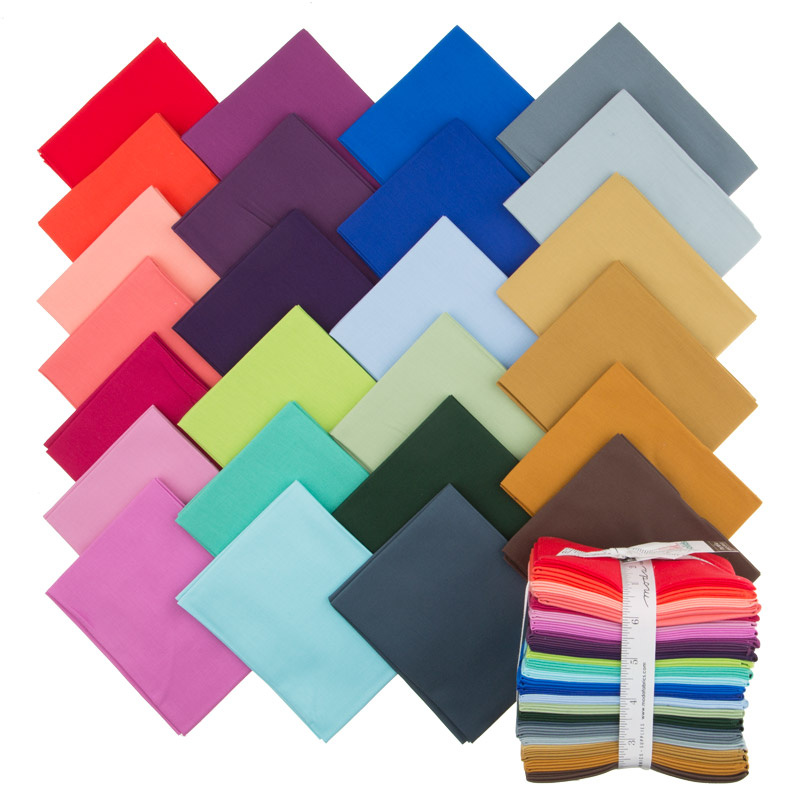 Bella Solids New Colors August 2018 Fat Quarter Bundle