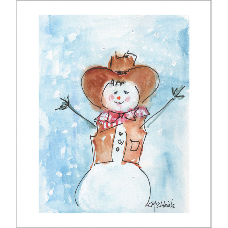 Cowboy Snowman Kit