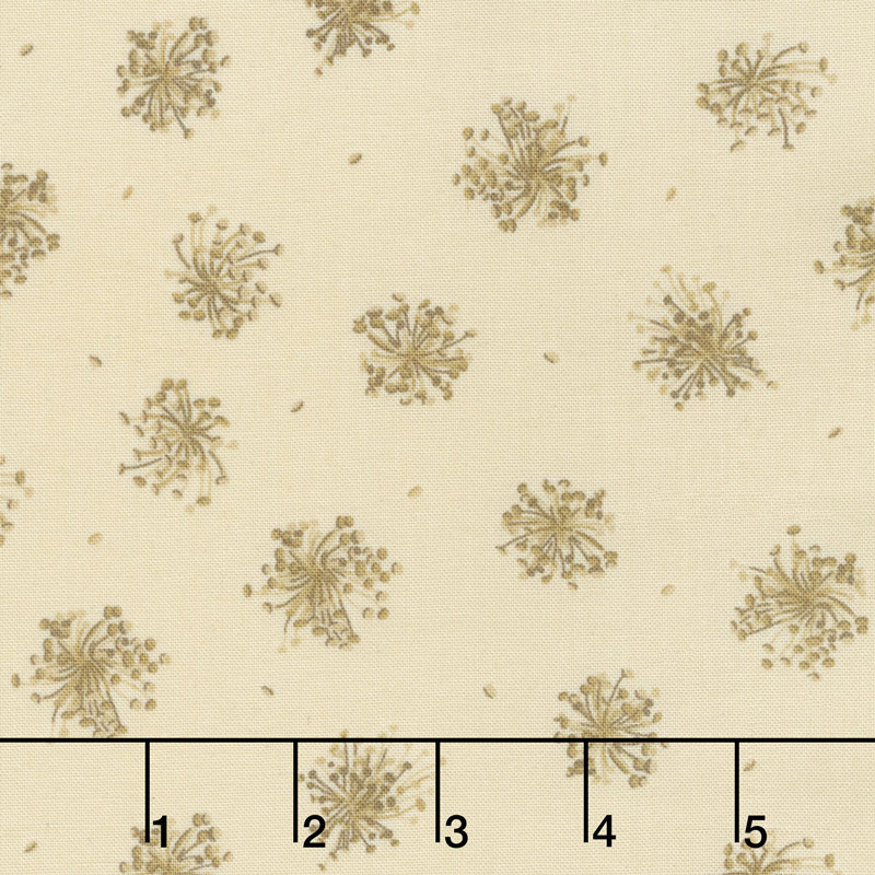 English Countryside - Queen Anne's Lace Soft Yellow Yardage