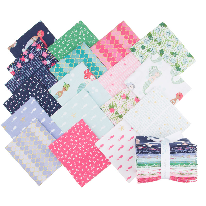 Let's Be Mermaids Fat Quarter Bundle
