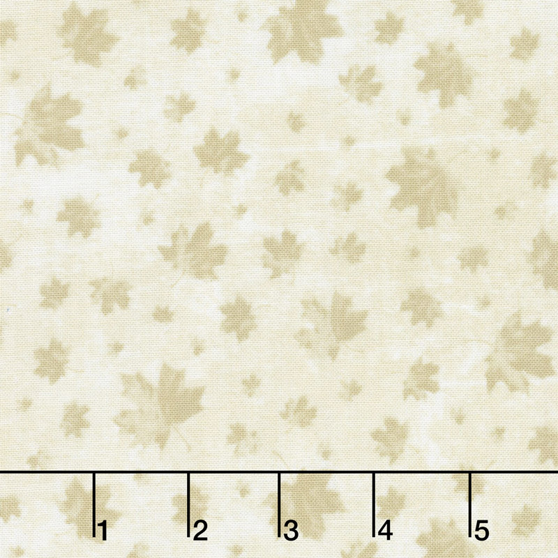 Canadian Classics - Maple Leaves Cream Yardage