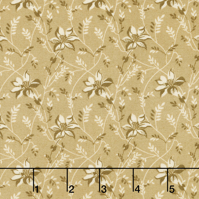 Sequoia - Buds and Vines Granite Yardage
