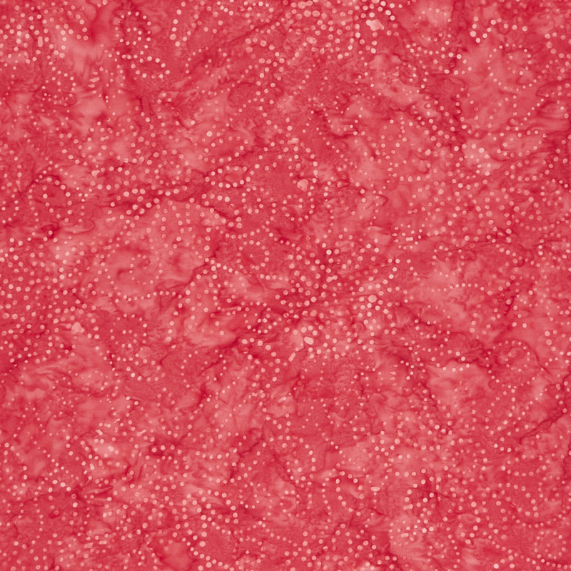 Kaleidoscope Floral Batiks - Red Pink Yardage