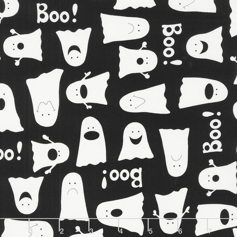 Fright Night - Boo Black Yardage