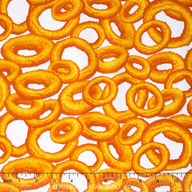 I Spy - Onion Ring White Yardage