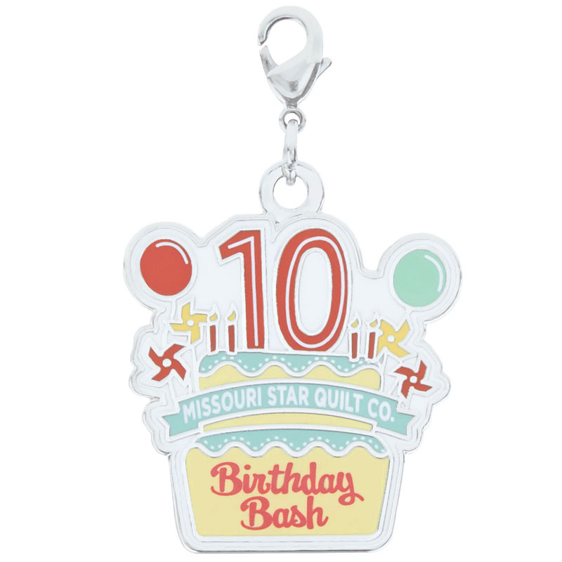 Missouri Star 10th Birthday Bash Charm