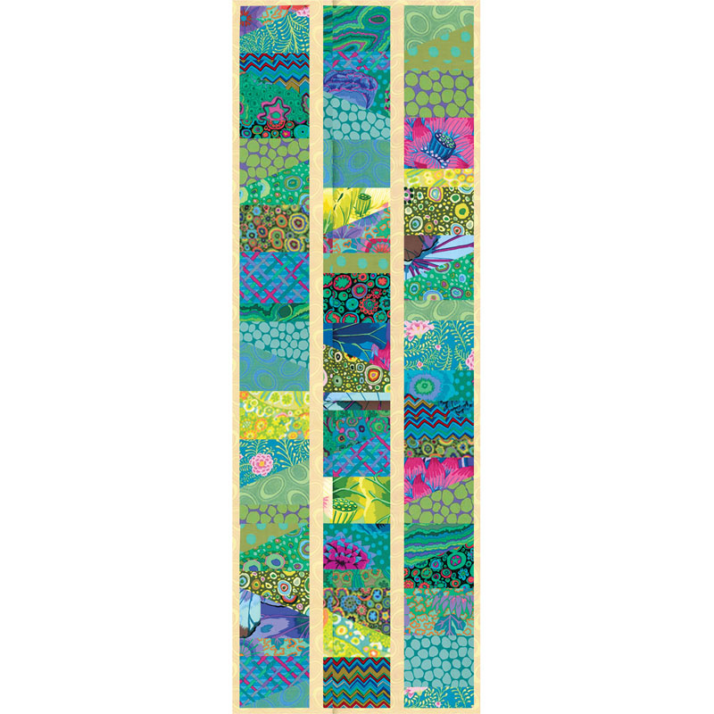 Kaffe Fassett Sliced Charm Table Runner Kit - Island