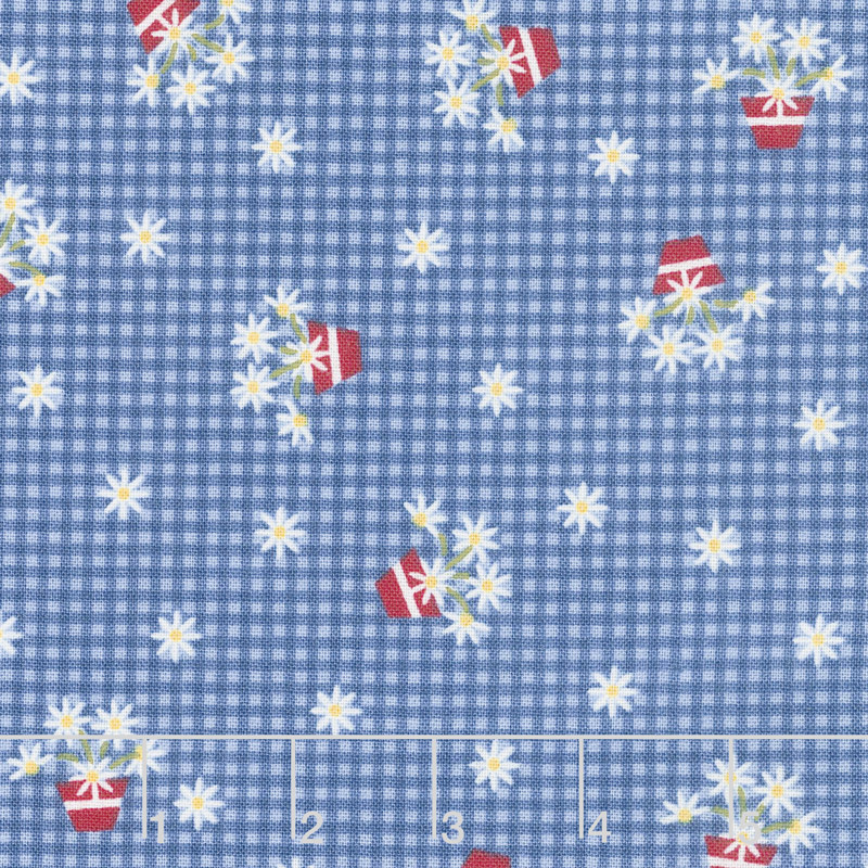 Gretel - Gingham Denim Yardage